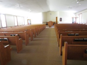 Inside of aMennonite church