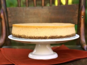 pumpkin.cheesecake.on.fancy.cake.server